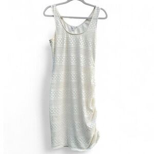 GUESS‎ Cream Coverup Dress - Women's Size Large, Summer, Cute, Girly, Sexy